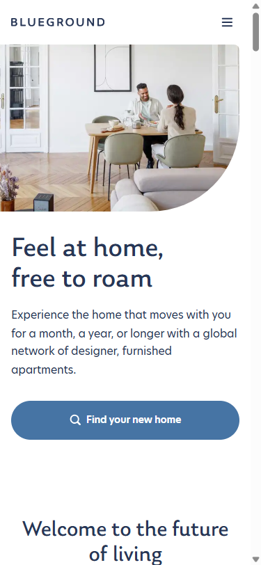 Blueground mobile