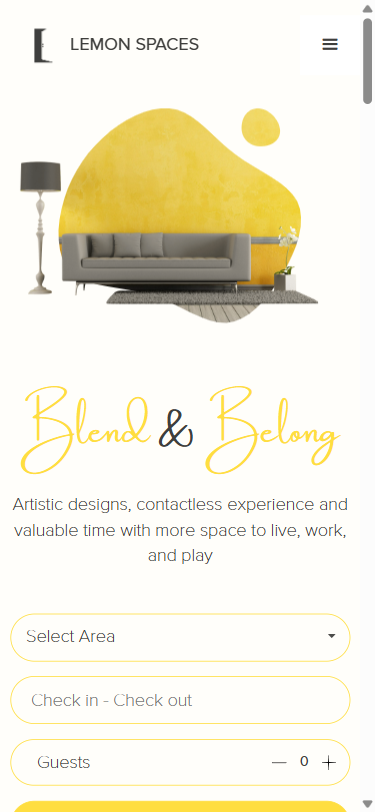 Lemon Spaces mobile