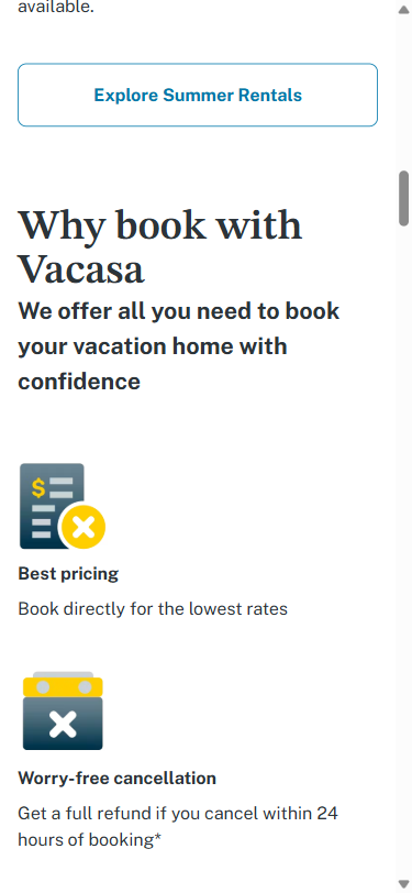 Vacasa mobile